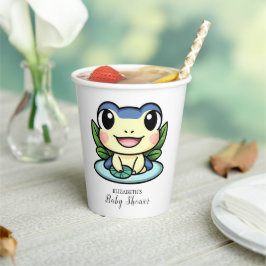 Elegant Magic Frog Baby shower Papieren Bekers