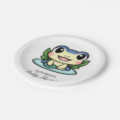 Elegant Magic Frog Baby shower Papieren Bordje (Gekanteld)