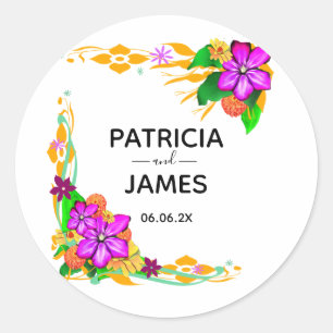 Elegant, Magisch, en Vette Stickers van de Floral