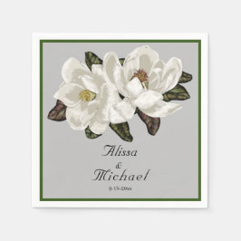 Elegant Magnolia blossom Servet