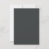 Elegant Magnolia Blue Gray Song Request RSVP Card (Achterkant)