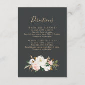 Élégant Magnolia | Carte de boîtier en mode noir (Devant)