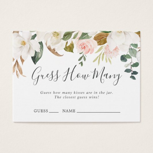 Elegant Magnolia Devine Combien De Baisers Jeu (Devant)