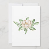 Elégant Magnolia Fête des Mères Brunch Invitation (Dos)