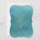 Elegant Magnolia Floral Modern Rustic Typografie Kaart (Achterkant)