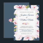 Elégant Magnolia Floral Wedding Invitations<br><div class="desc">Ces invitations de mariage ont de belles fleurs de magnolia. Ils font partie de la collection Elegant Magnolia Mariage qui comprend des articles de papeterie et des cadeaux mariages assortis. Visitez la page de collection de notre magasin pour voir la gamme complète de produits mariages et nuptiaux que vous pouvez...</div>