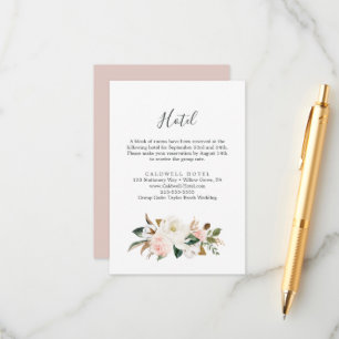 Elegant Magnolia   Kaart White Hotel Enclosure