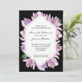 Elegant Magnolia Waterverf Wedding Invites (Staand voorkant)