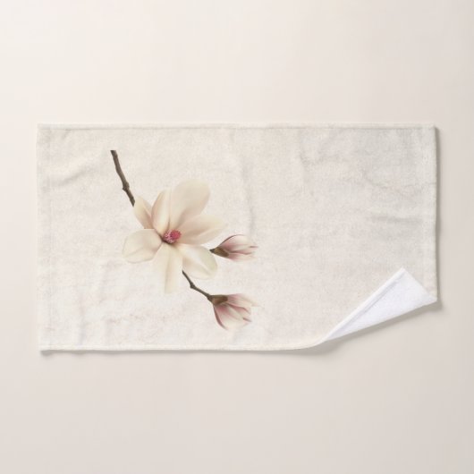 Élégant Magnolias Chic (Serviette à main)