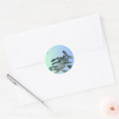 Elegant Magpie Bird Bonsai Aesthetic Sticker  (Enveloppe)