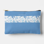 Elegant Maid of Honor Blue Floral  Etui (Voorkant)