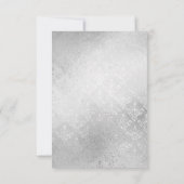 Elégant mais simple mariage gay Rsvp (Dos)