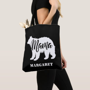 Elegant Mama beer gepersonaliseerd Draagtas