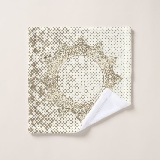 Elegant  Mandala Bad Handdoek (Wasdoekje)