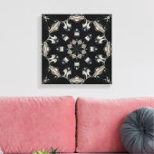 Elegant Mandala Canvas Afdruk (Insitu (Woonkamer))
