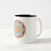 Élégant Mandala en céramique Mug cadeau parfait po (Devant droit)