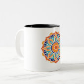 Élégant Mandala en céramique Mug cadeau parfait po (Devant gauche)