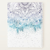 Elégant mandala floral et confetti image (Dos)