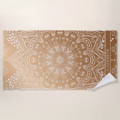 Elegant Mandala Girly Strandlaken (Voorkant)