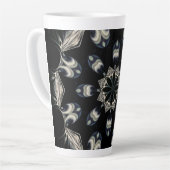 Elegant Mandala Latte Mok (Linkerhoek)