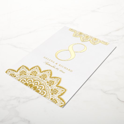 Elegant Mandala Mariage or Numéro de table (Rotation)