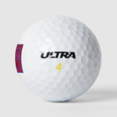 Elegant - MANDALA - PINK - RED Golfballen (Logo)