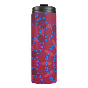 Elegant - MANDALA - PINK - RED Thermosbeker
