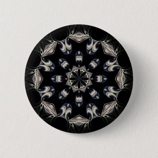 Elegant Mandala Ronde Button 5,7 Cm (Voorkant)