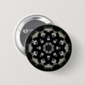 Elegant Mandala Ronde Button 5,7 Cm (Voorkant /achterkant)