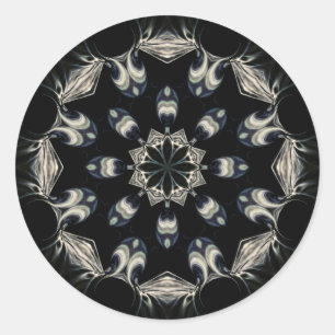 Elegant Mandala Ronde Sticker
