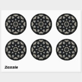 Elegant Mandala Ronde Sticker (Vel)