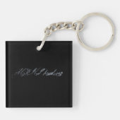 Elegant Mandala Sleutelhanger (Achterkant)