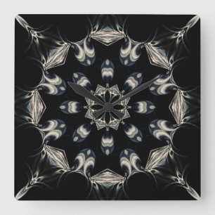 Elegant Mandala Vierkante Klok