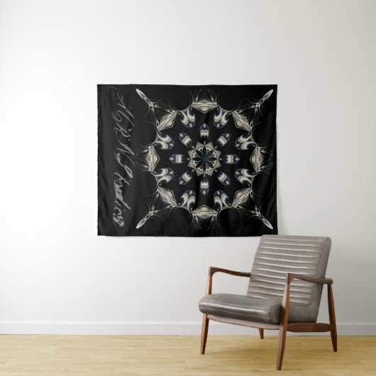 Elegant Mandala Wandkleed (In Situ (horizontaal))