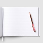 Elegant mannelijk goud & zwart verjaardag gastenboek (Binnen)