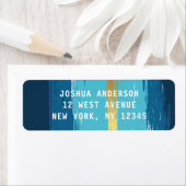 Elegant Mannen Paint Brush Navy Etiket (Insitu)