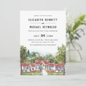 Elegant Manor Villa | EVENTUELE Wekend ter illustr Kaart (Staand voorkant)