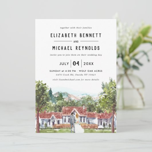 Elegant Manor Villa | EVENTUELE Wekend ter illustr Kaart (Staand voorkant)