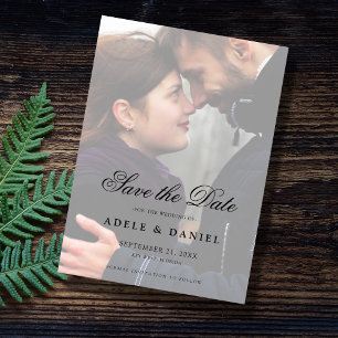 Elegant Manuscript 2 deelde Foto sparen de Daduwwe Save The Date