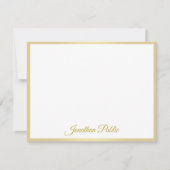 Élégant manuscrit Gold Script Nom Modèle (Devant)