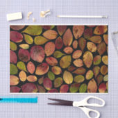 Elegant Maple Leaves Autumn Herfst Pattern Tissuepapier (Craft)