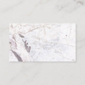 Elegant Marble Abstract Modern Company Logo Visitekaartje (Achterkant)