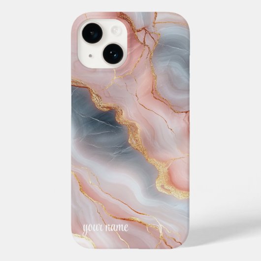 Elegant Marble Case-Mate iPhone Case (Achterkant)