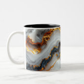 Elegant Marble & Gold Liquid Mug (Gauche)