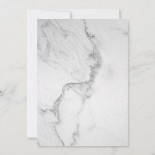 Elegant Marble Holiday Party Uitnodiging (Achterkant)