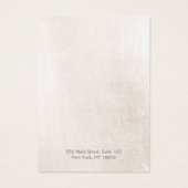 Elegant Marble Jewelry Designer Ketting Display Visitekaartje (Achterkant)