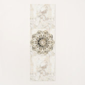 Elegant Marble Mandala Yogamat (Voorkant)