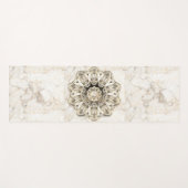 Elegant Marble Mandala Yogamat (Voorkant (horizontaal))