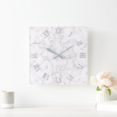 Elegant Marble-stijl Vierkante Klok (Huis)