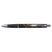 Elegant Marble style3 - Black Gold Pen (Achterkant)